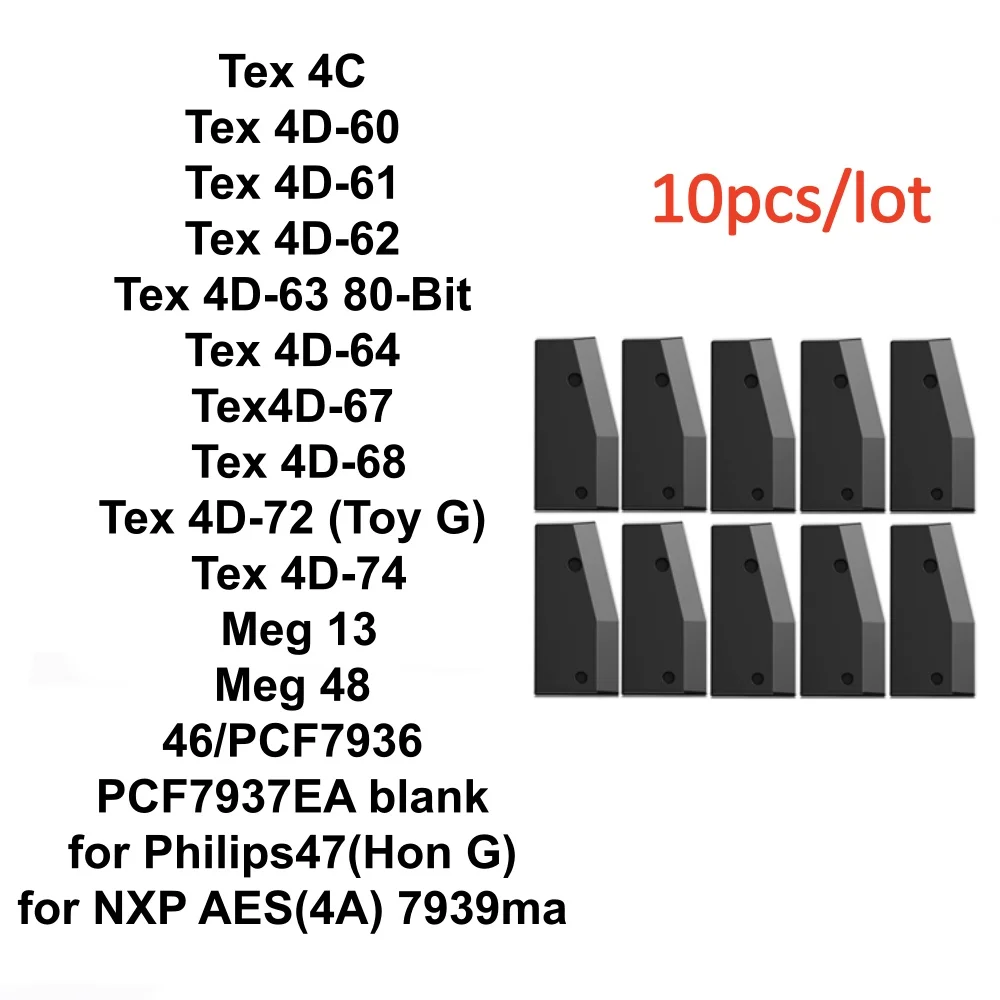 10pcs Tex 4C 4D-60 4D-61 4D-62 4D-63 4D-64 4D-67 4D-68 4D-72 (Toy G)  Tex 4D-74  Meg13/18