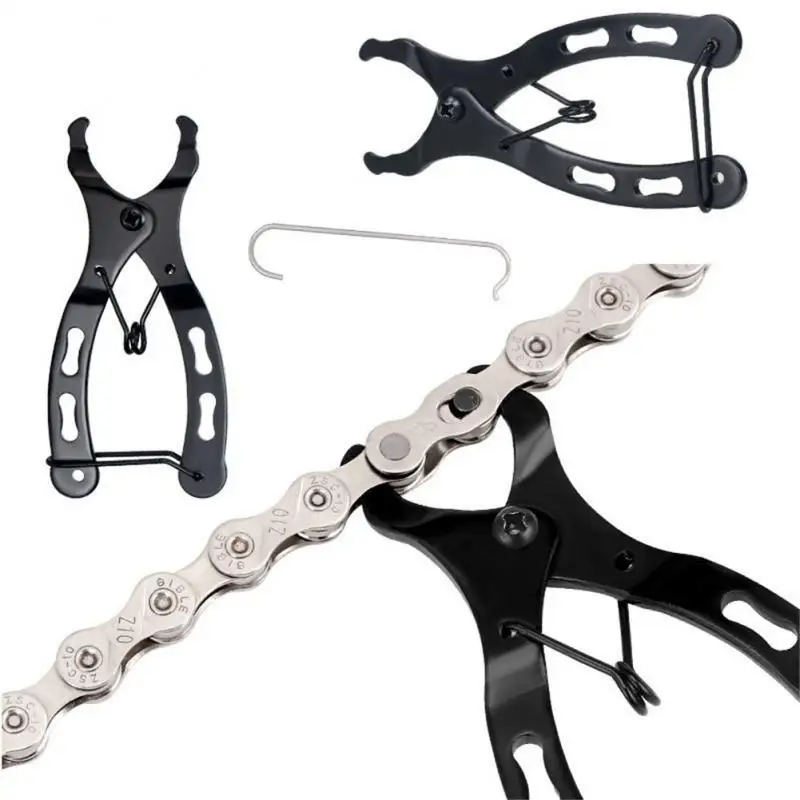 Bicycle Chain Link Plier Bike Mini Missing Chain Quick Link Tool Master Link Remover Connector Opener Lever With Free Chain Hook