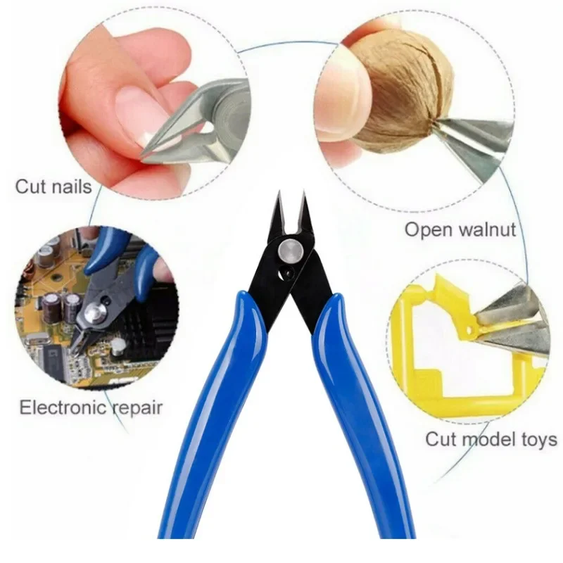1PC 5 Inch Model Nipper, Plastic Model Tools for Beginners, Sharp Blade Gundam Nipper with Non-Slip Grip for ElectronicsCrafts