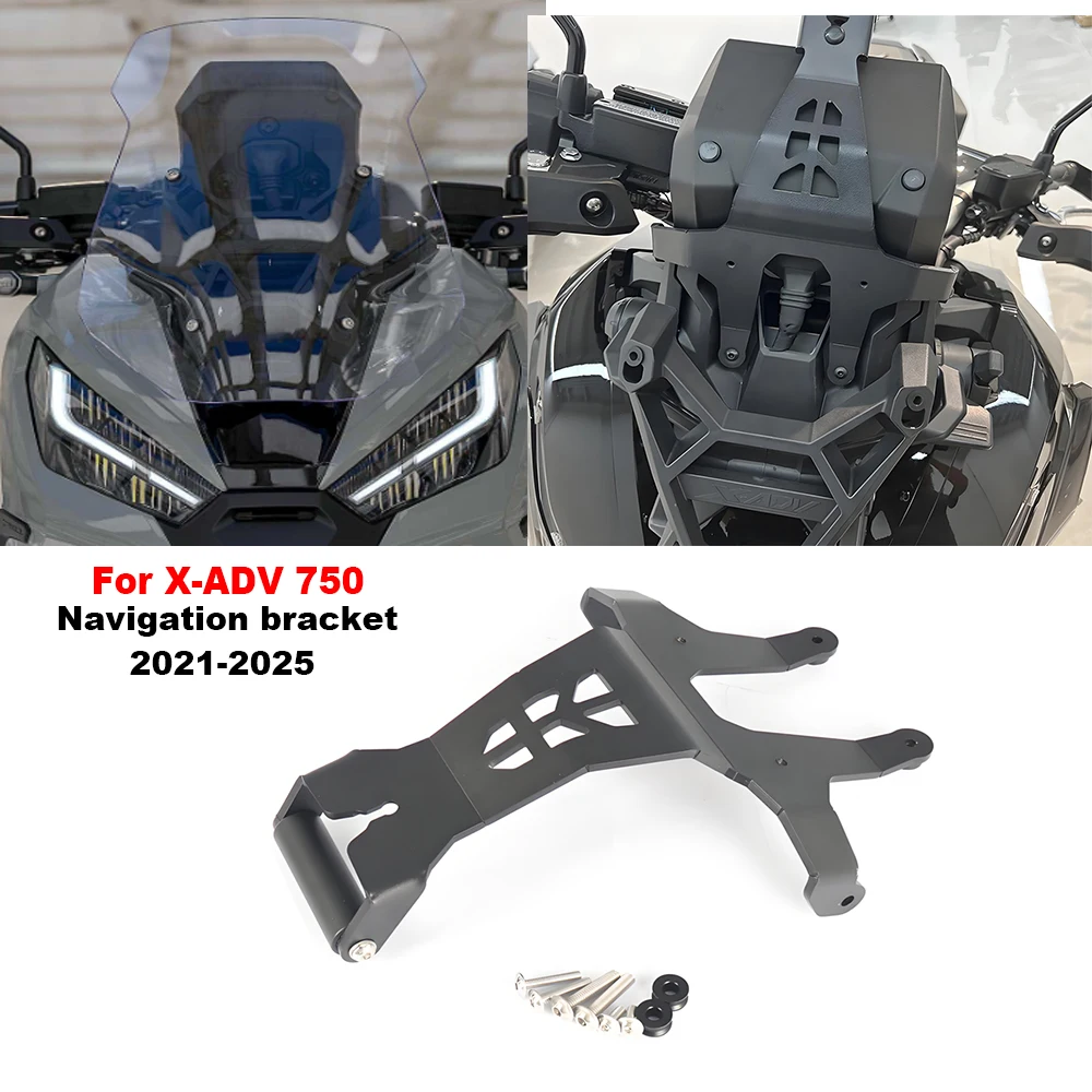

For Honda X-ADV 750 XADV750 2021-2025 NEW Motorcycle Navigation Bracket Stand Holder Phone Mobile Phone GPS Plate Support 22MM