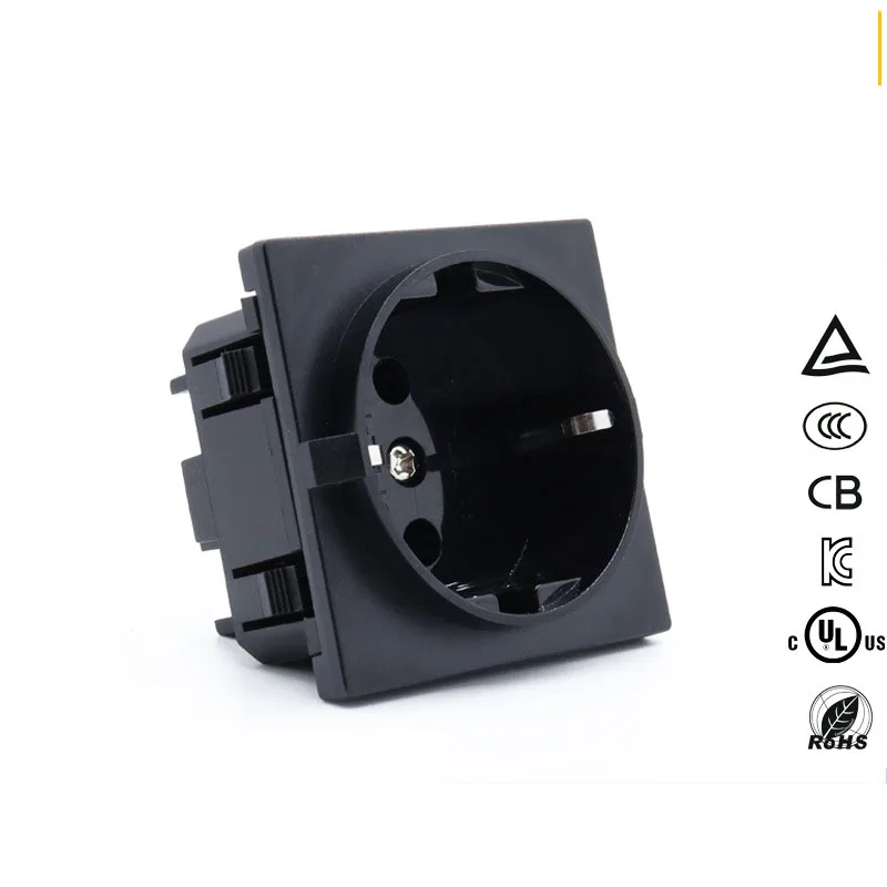10PCS 16A EU Standard Socket Outlet German Schuko Power Receptacle for UPS Inverter Storage Korea