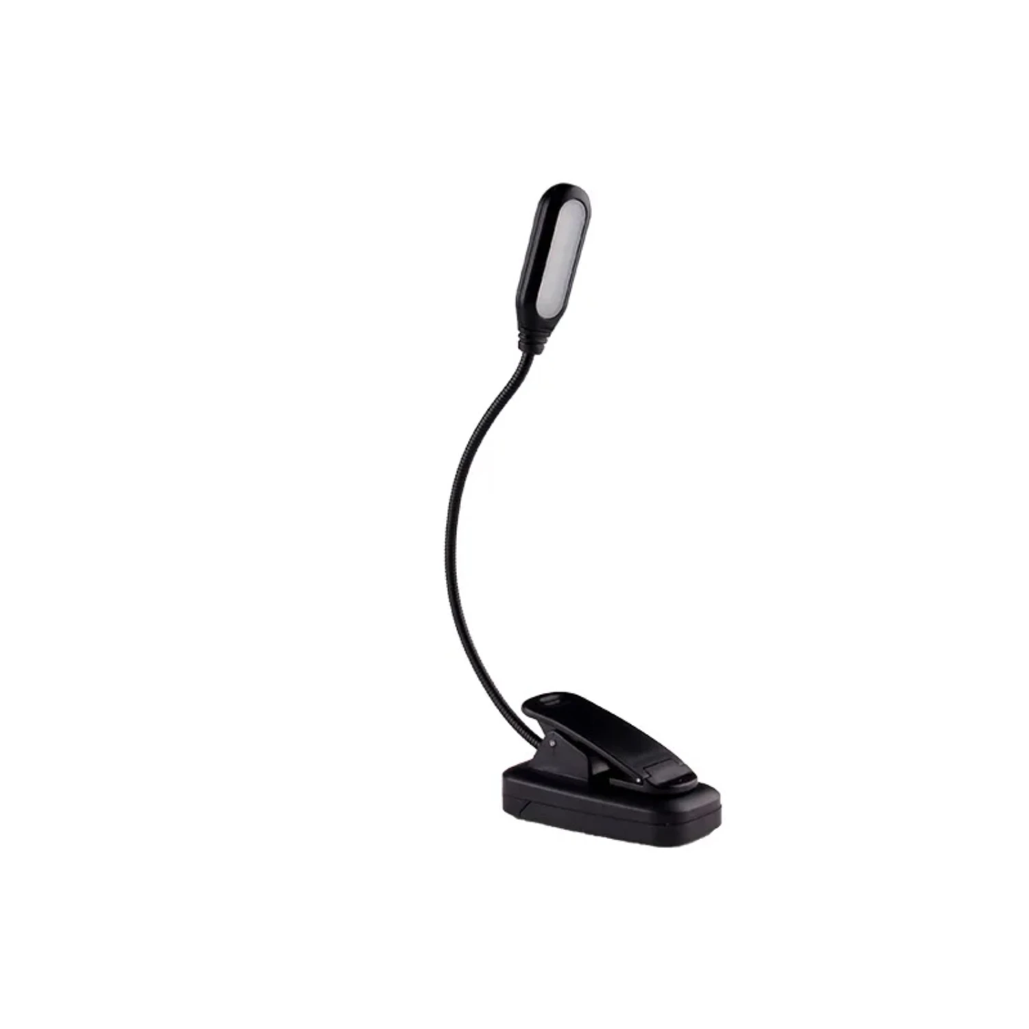 Alimentado por pilhas LED Desk Lamp, Mini Dormitory Night Light, Acessórios de Viagem Criativos, Luz do Livro, Lâmpada de Leitura, Clip Lamp, USB L, Novo