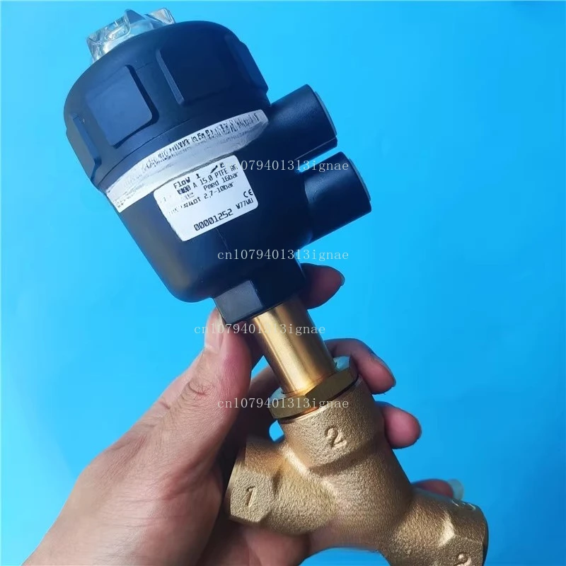 Pneumatic Angle Seat Valve 2000 A DN15-DN65 Brass Stainless Steel