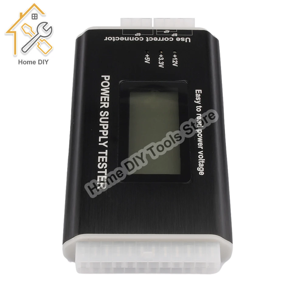 Digital LCD Power Supply Tester PC Computer 20/24 Pin Check Atx Source Tester Power Measuring Diagnostic Tester Tool