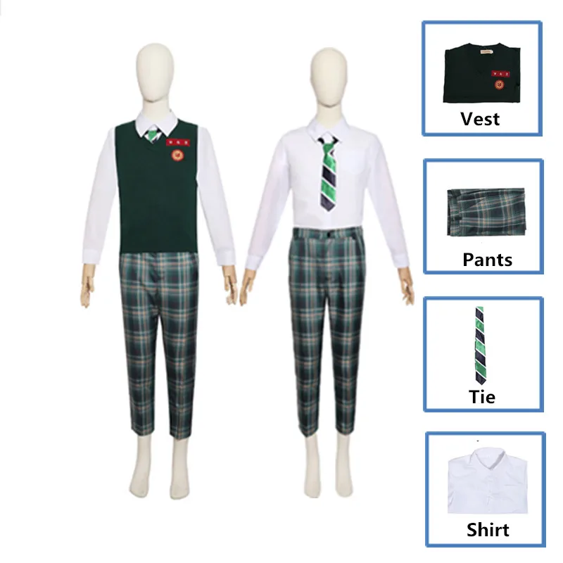 

CosplayMoive All of Us Are Dead Cosplay Costumes JK School Uniform 지금 우리 학교는 Cosplay Sweater Outfit Role Playing Men Halloween P