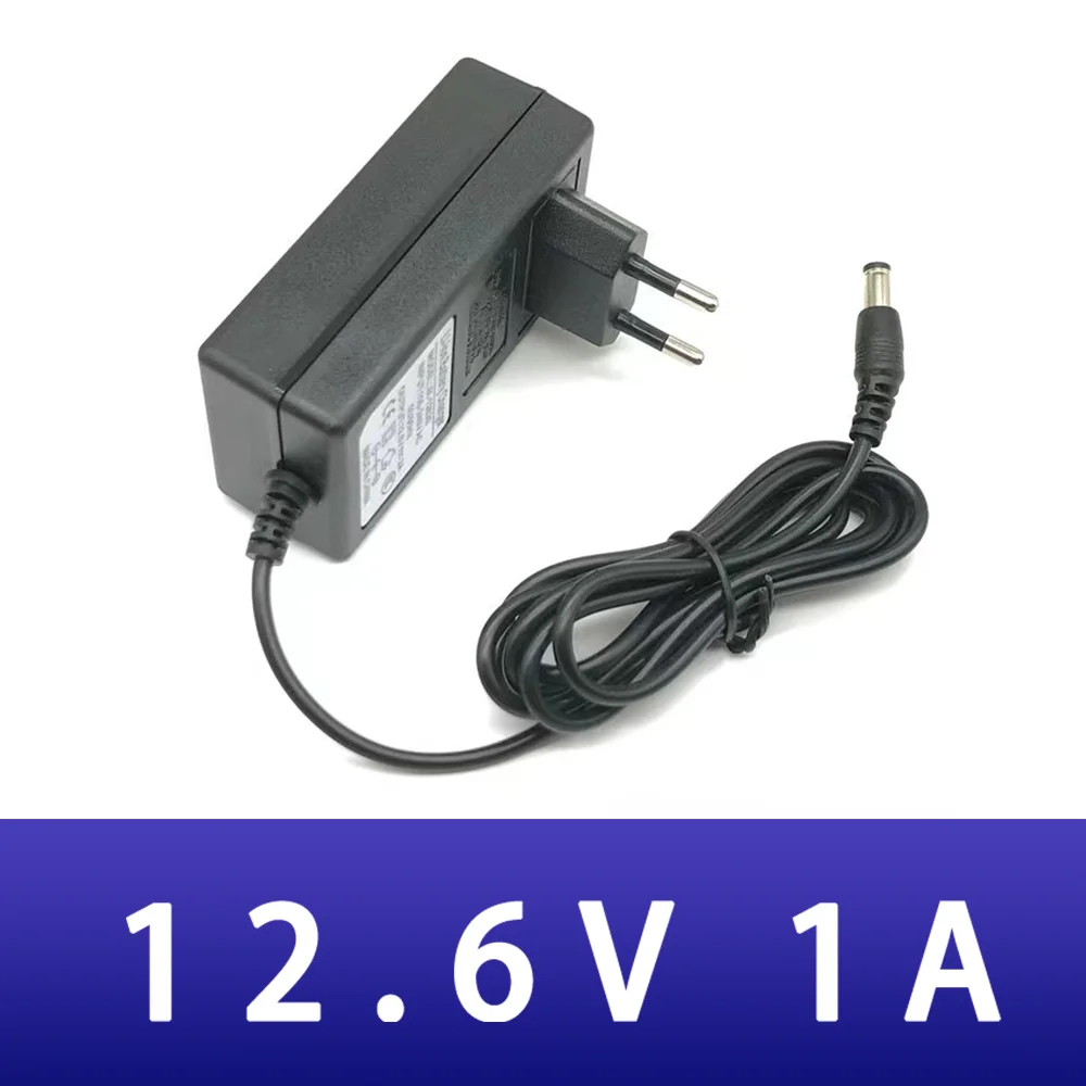 

1pcs DC 12.6V 1A power adapter universal EU US 5.5mm*2.1mm plug adapter for led strip cctv wifi