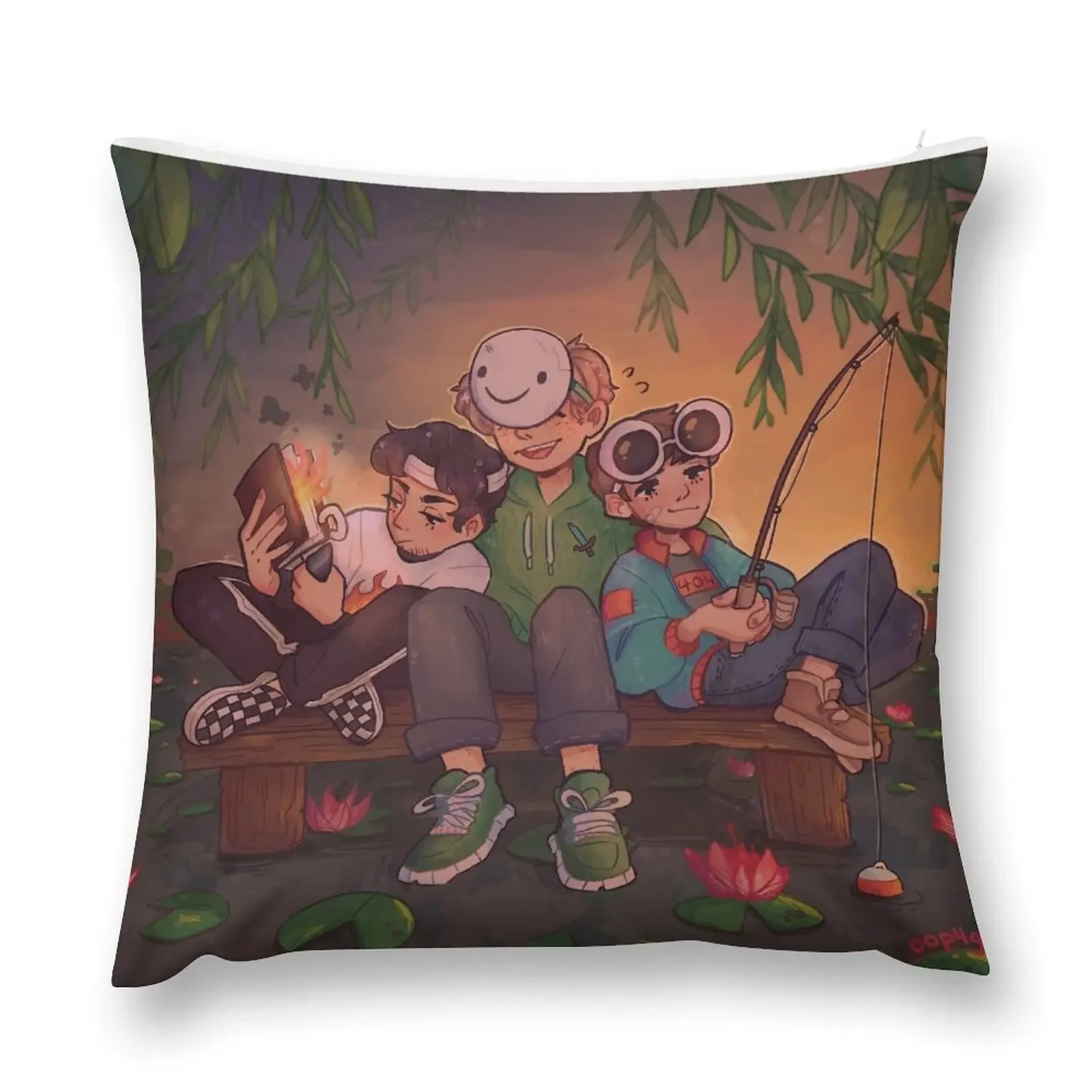 Dream Team Swamp Vibes Throw Pillow Sofa Covers For Living Room home decor items pillow