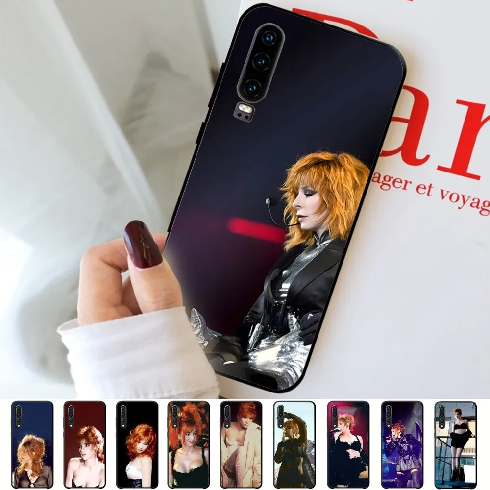 M-Mylene-Farmer Phone Case For Huawei P 8 9 10 20 30 40 50 Pro Lite Psmart Honor 10 lite 70 Mate 20lite