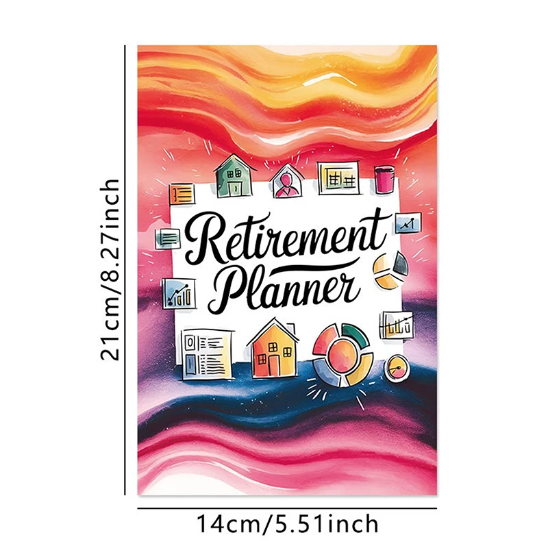 كتاب خطة الحياة التقاعد مخطط التقاعد DIY كتاب التقاعد كتاب الخطة المالية الشهرية