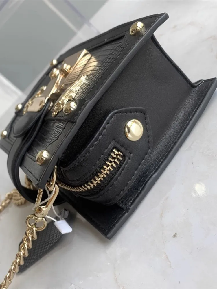 Women Casual Small Single Shoulder Bag Fashion Hasp Zipper Split Leather Crossbody Bags Versatile Handbag Ladies Messenger Bag