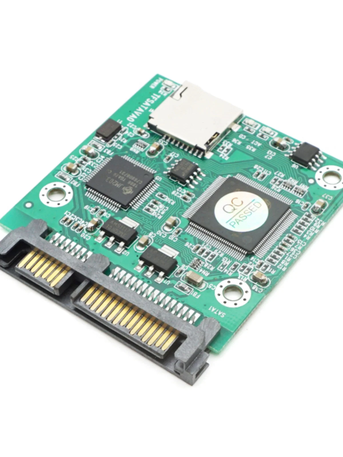 

Scheme of changing MICRO SD TF from ordinary 7+15 SATA TF card to hard disk FC1307+JMS20330