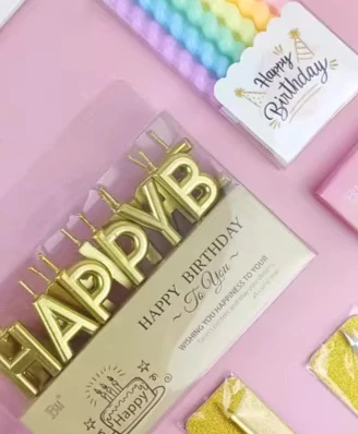 Birthday Candle Internet Celebrity Creative Alphabet Cake Decoration