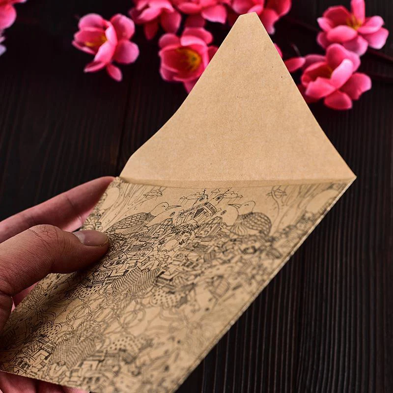 10pcs/lot China Antiquity Envelope Retro Business Storage Student Write A Letter Card Storage Gift Packing Postcard Stationery