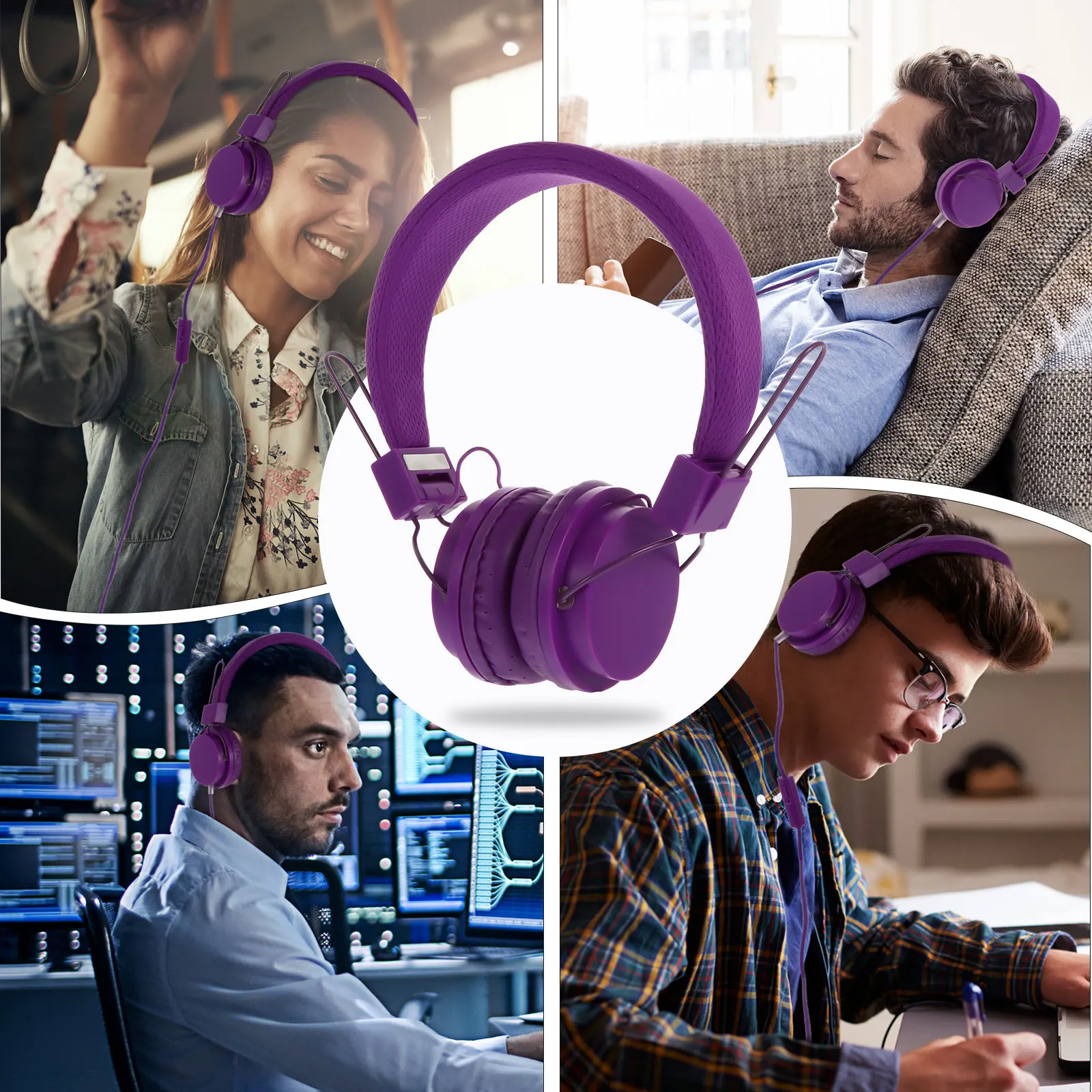 

Over-Ear Headset For Gaming Premium Bass Stereo Sound Comfortable Earpads Wide Compatibility Long-Wear Ergonomic Design