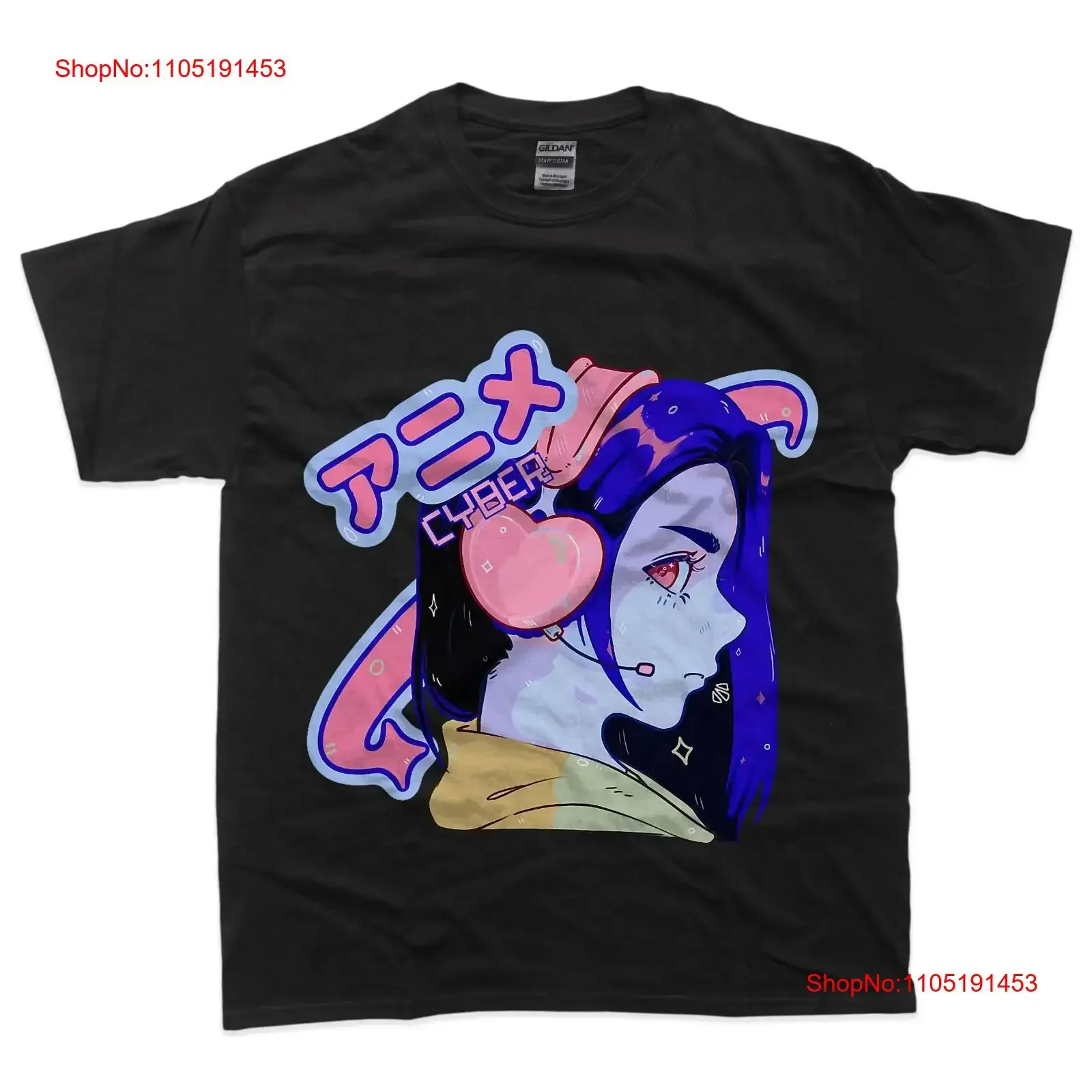 Gaming Anime Otaku Manga Kawaii Cyber T Shirt vintage Washed graphic Versatile homme fashion Stylish Soft Slightly Comfortable