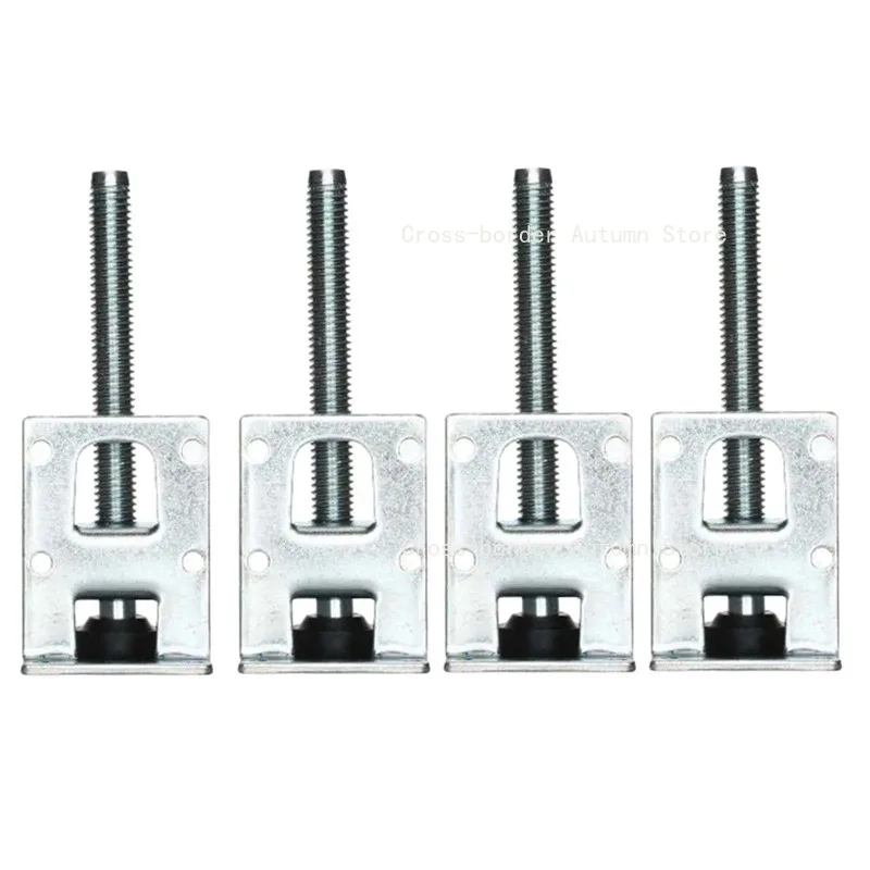 4pcs Table Leg Leveler Adjustable Heavy-Duty Height-Increasing Support Anti-Slip Feet Desk Leg Riser For Bookcase Bedroom Home
