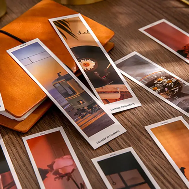 MR.กระดาษ 4 แบบ 30 ชิ้น/ถุง INS สไตล์ WARM Series Creative บัญชีมือ DIY Decor บุ๊คมาร์คเครื่องเขียนอุปกรณ์สํานักงานนักเรียน