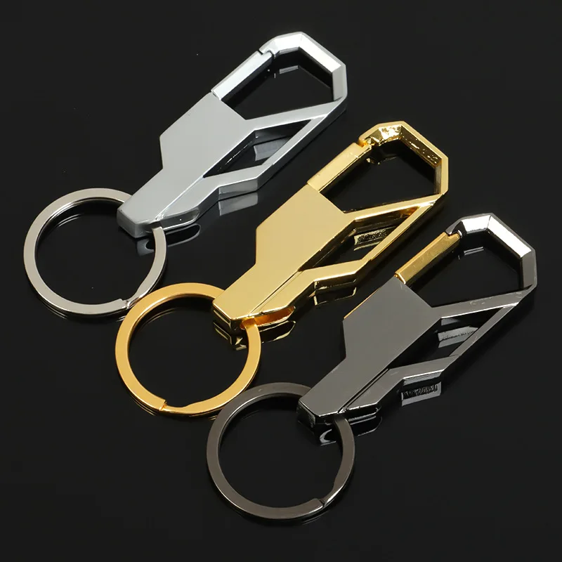 3 Color Key Chain Key Ring Metal Inlay Car Keychain For BMW Mercedes Benz Audi Honda KIA Mazda Subaru Cadillac Chevrolet