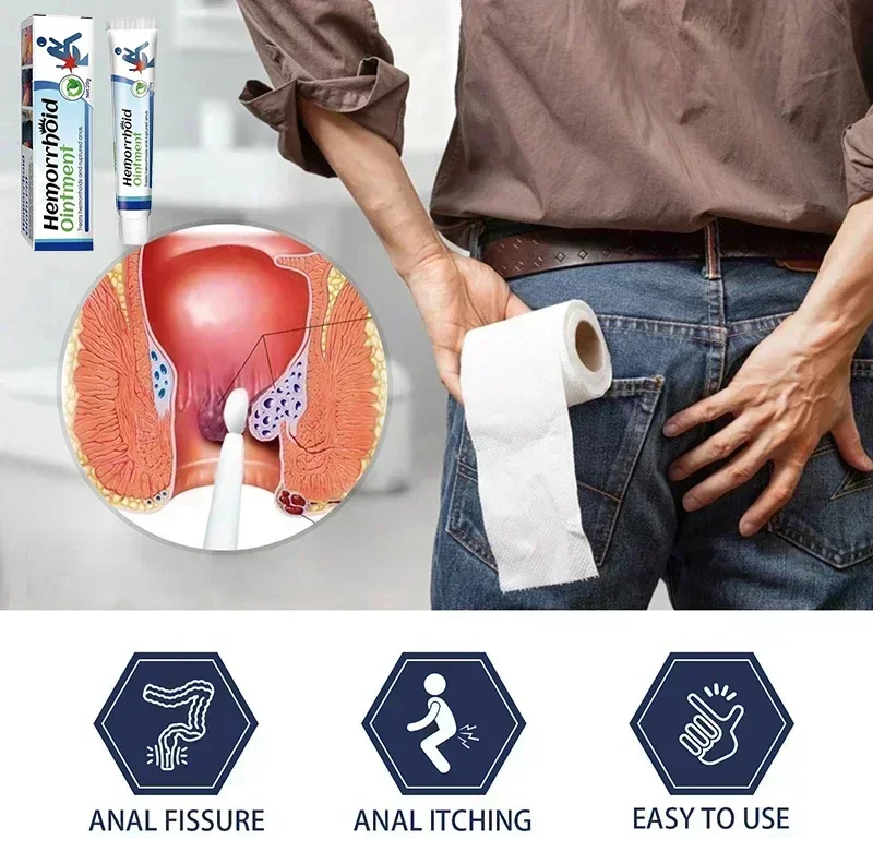 

Fast Removal Internal Natural Herbal Extract Relieve Anal Anus Swelling Bleeding treatment Gel Hemorrhoid Remover Cream