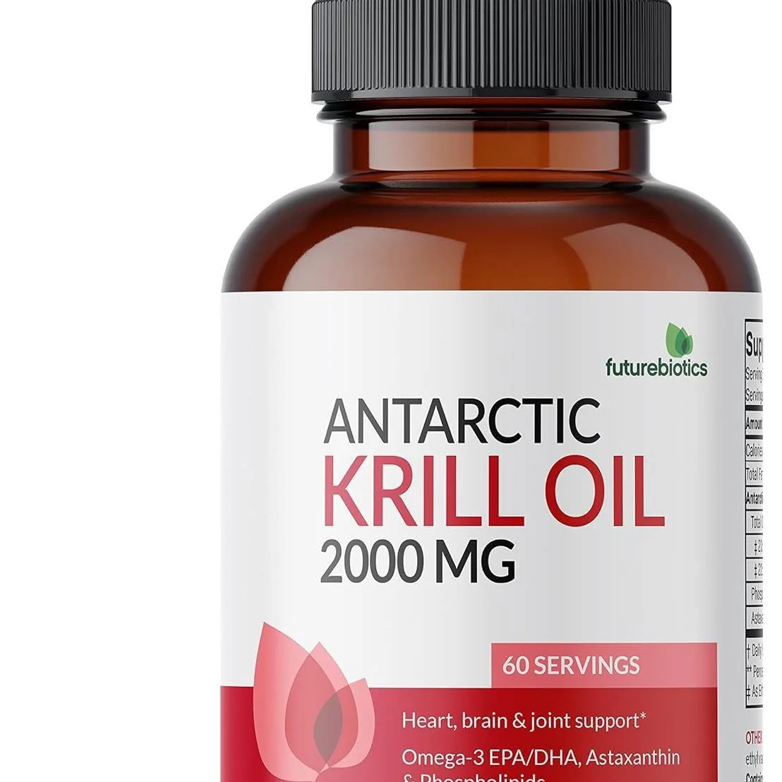 2000MG Antarctic Krill Oil - Choline and Astaxanthin 120 Softgel Capsules Contains OMEGA-3 EPA/DHA Phospholipids