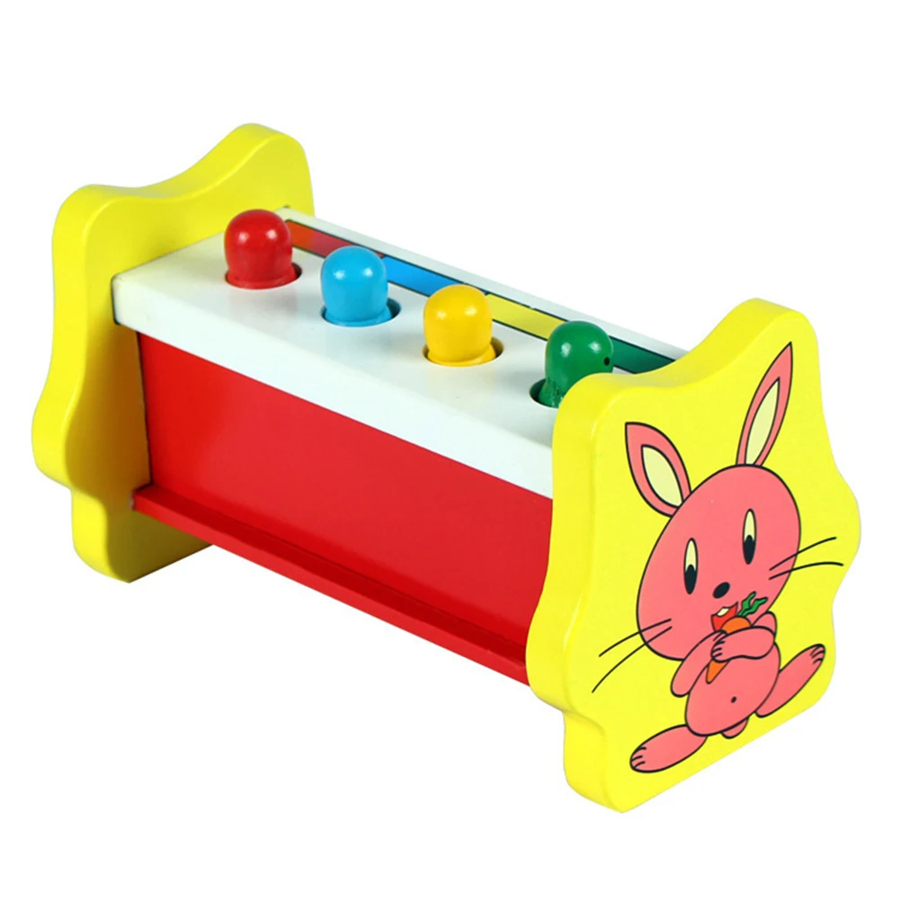 لعبة مطرقة خشبية لتطوير التنسيق التعليمي للأطفال الرضع، لعبة استكشاف الصوت الممتعة #2