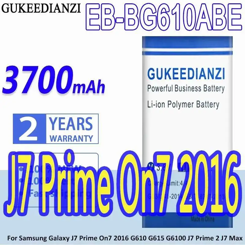 

Аккумулятор мобильного телефона EB-BG610ABE 3700 мАч для Samsung Galaxy J7 Prime On7 2016 G610 G615 G6100 2 Max