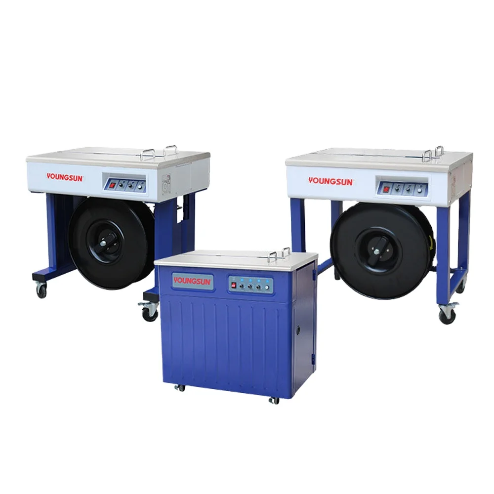 

Полуавтоматическая машина для обвязки полипропиленовой коробки с низким столом для упаковочной коробки