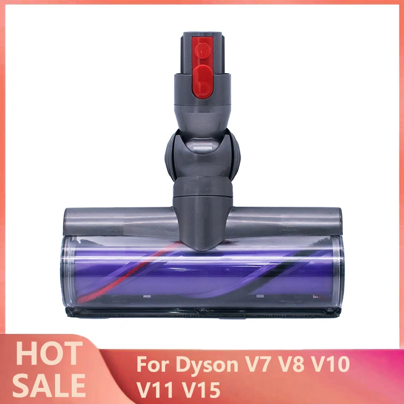 Direct Drive Motor Cleaning Head For Dyson V7 V8 V10 V11 V15 Cordless Vacuum Cleaner Parts Accessories Turbine Floor Brush Head