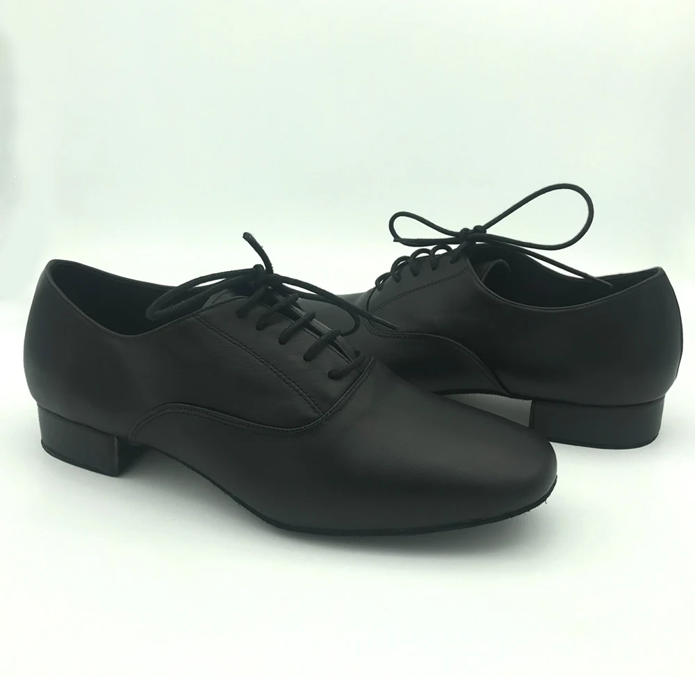 Professional & comfortable Mens ballroom dance shoes salsa shoes tango shoes in cow leather 8801