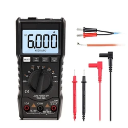 ET8101 LCD Digital Multimeter And Ammeter AC DC Voltage Diode Freguency Multitester Current Tester 6000 Counts Backlight