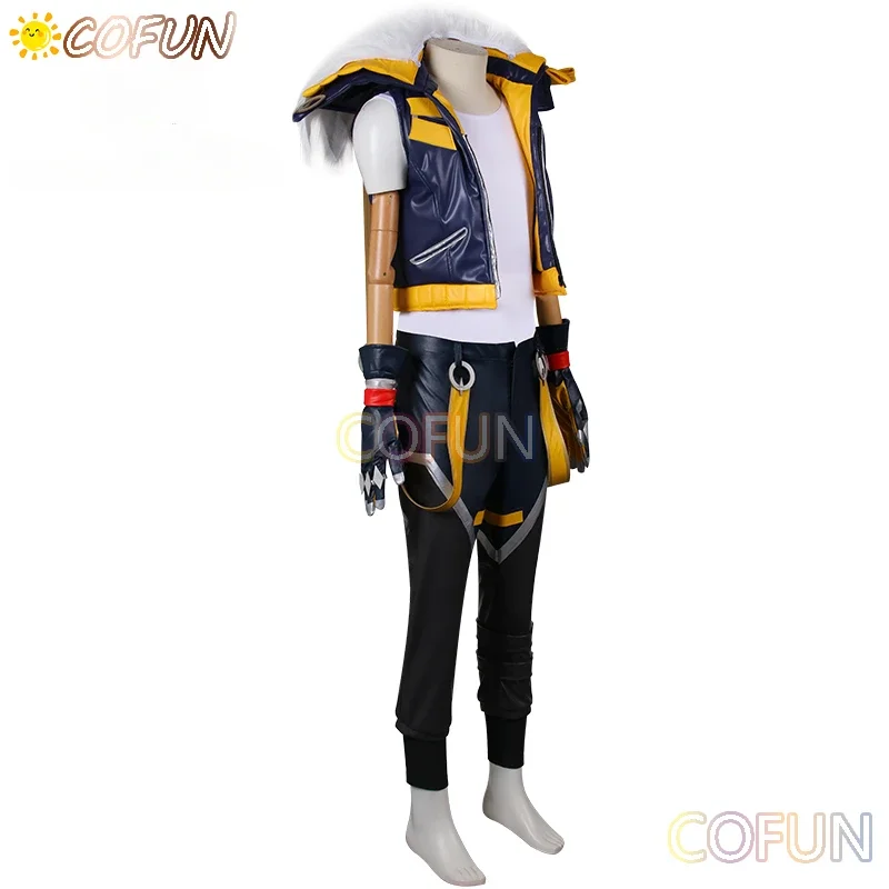 COFUN [Customized] Game LOL HEARTSTEEL Sett Cosplay Costume Halloween outfits Men Clothing