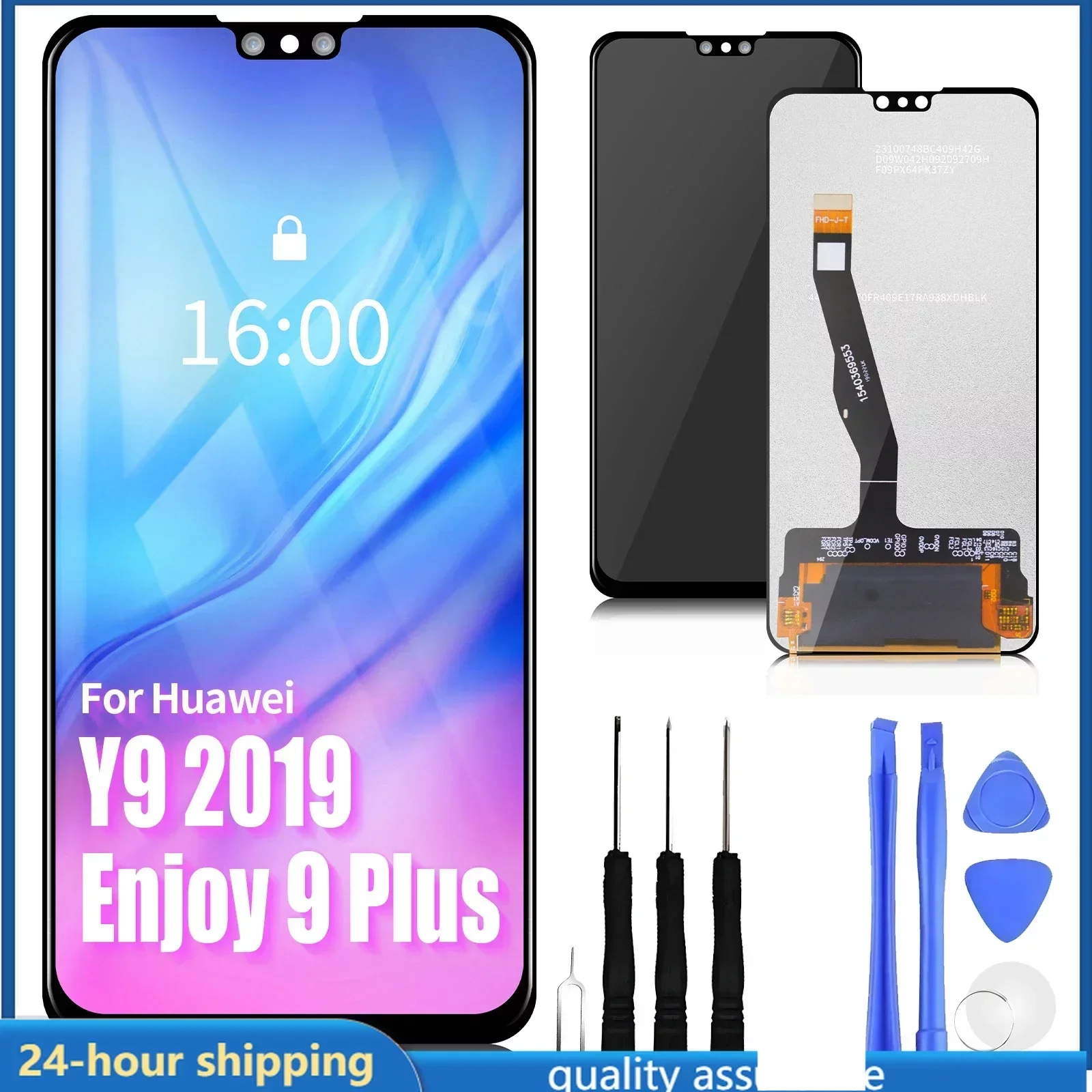 

6.5"For Huawei Honor 8X JSN-L22 JSN-L42 JSN-L11 Enjoy9 Plus pantalla Display Touch Screen Digitizer Assembly Y9 2019 Replacement