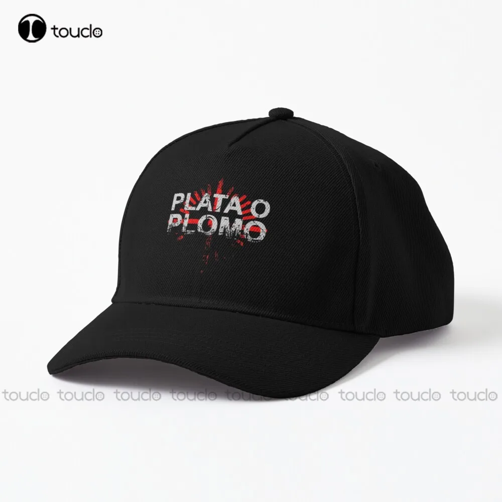 Plata O Plomo  Pablo Escobar Dad Hat Anime Caps Hip Hop Trucker Hats Street Skateboard Cotton Denim Caps Harajuku Cartoon