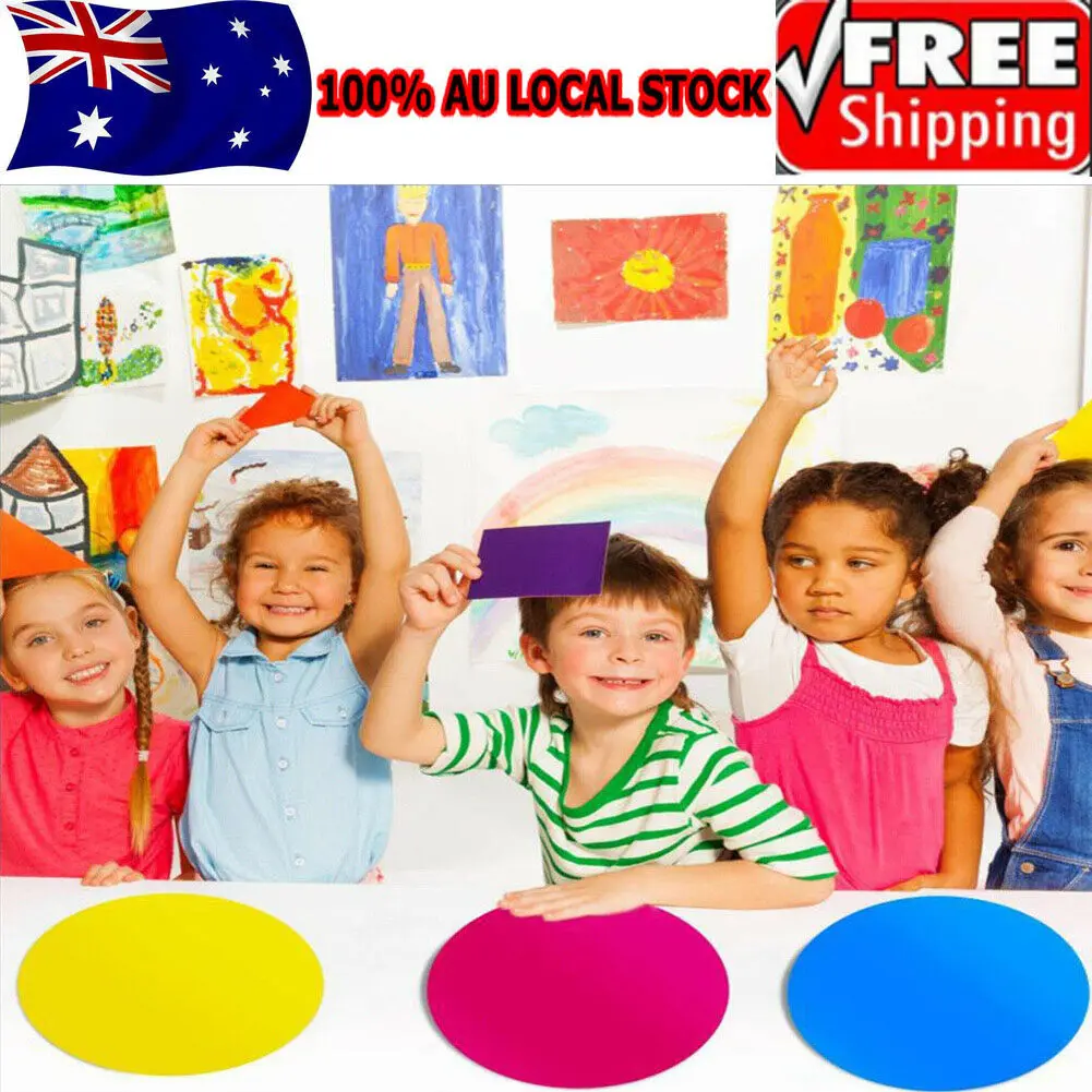 10Pcs Colorful Dry Erase Dot Decals Vinyl Adhesive Circles Repositionable Wall Whiteboard Desk Decor Teaching Aid Learning Tool