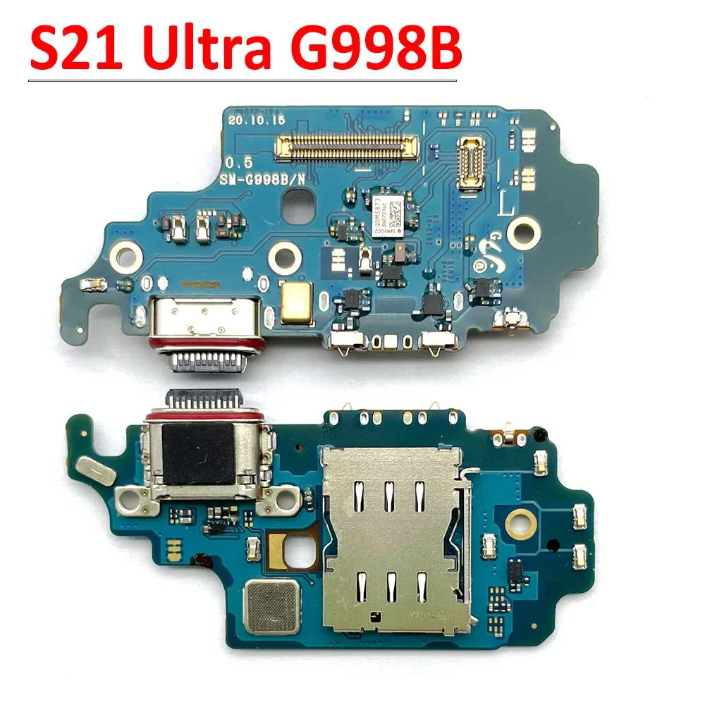 Nuova scheda di ricarica del connettore del Dock del caricatore della porta USB testata per Samsung S21 Plus Ultra G991U G991B G991N G996B G998U G998B G998N