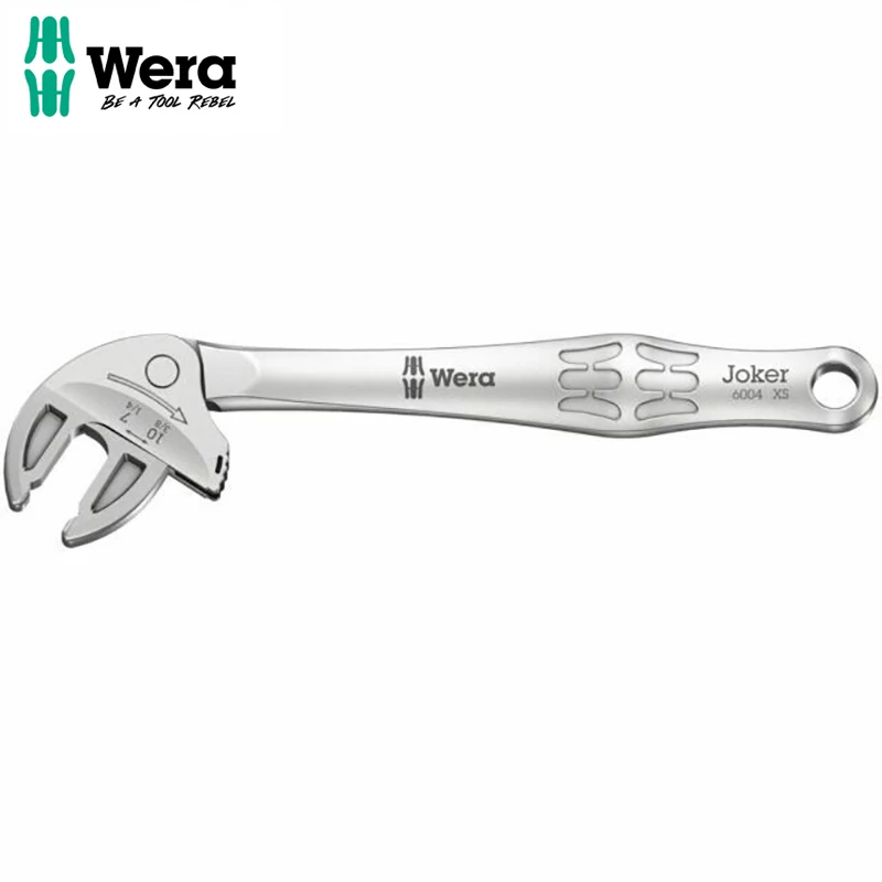 WERA 05020099001 XS 7-10 Self Adjustable Open Adjustable Spanner Smooth Automatic Calibration Improve Work Efficiency