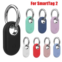 1-2Pcs Case Holder For Samsung Galaxy SmartTag 2 Locator Tracker Keychain Anti-Scratch Protective Cover