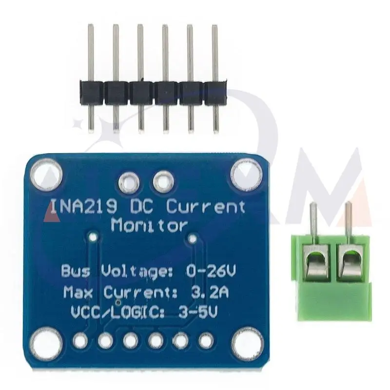 1/5 pces MCU-219 ina219 i2c iic zero deriva módulo sensor de monitoramento de energia de corrente bidirecional módulo de monitoramento de fuga