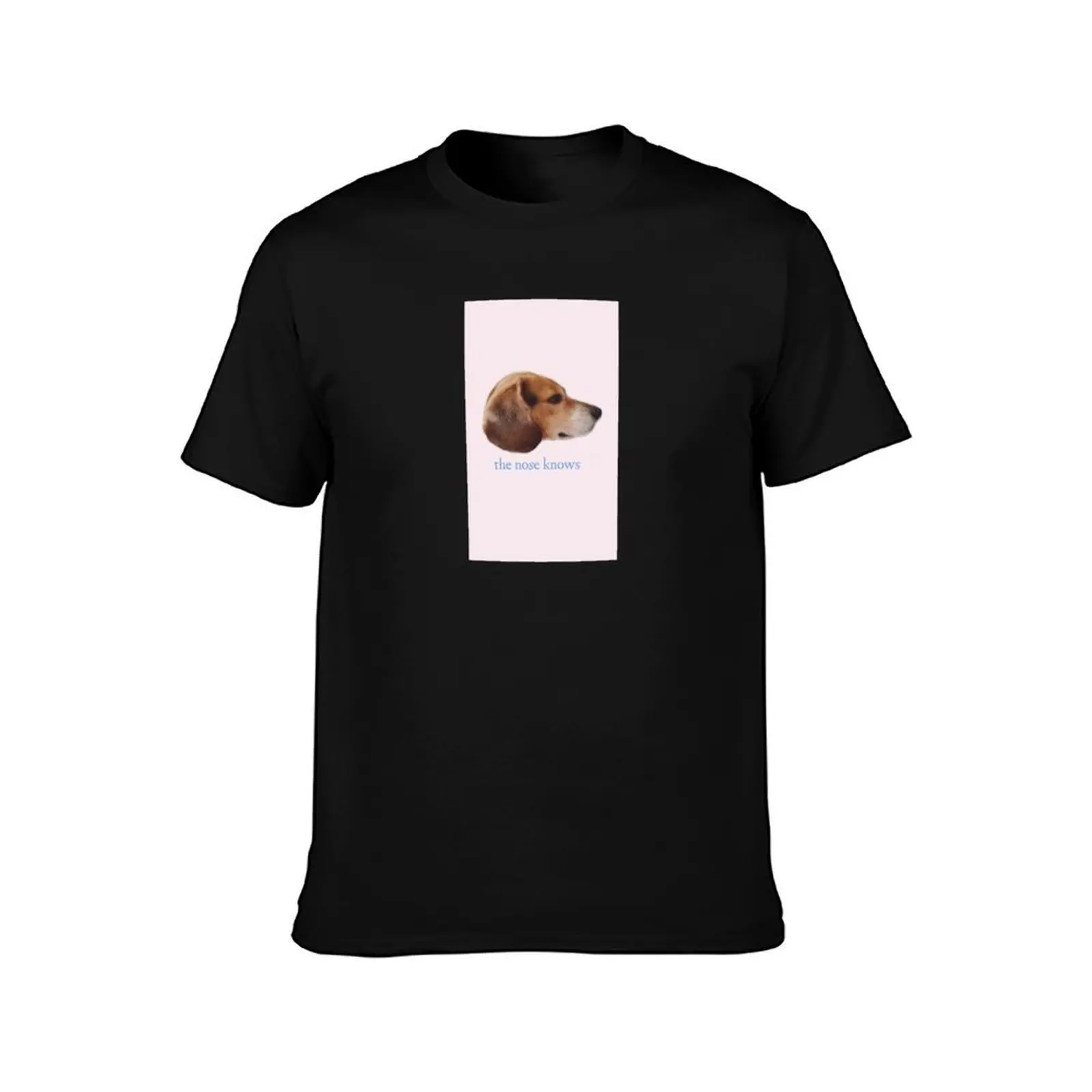 A nose knows. T-Shirt, Summer Casual Cotton Tee, Oversized Streetwear Tops, Vintage Graphic Print, Loose Fit Short Sleeve