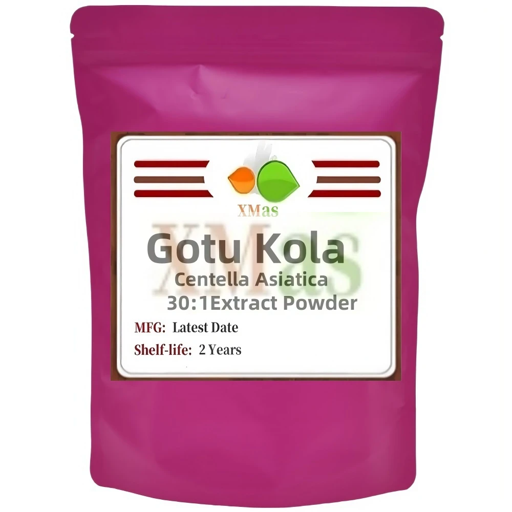 50-1000g extracto de Gotu Kola Centella Asiatica, reconstrucción de la piel, antienvejecimiento, blanqueamiento, reparación de cicatrices