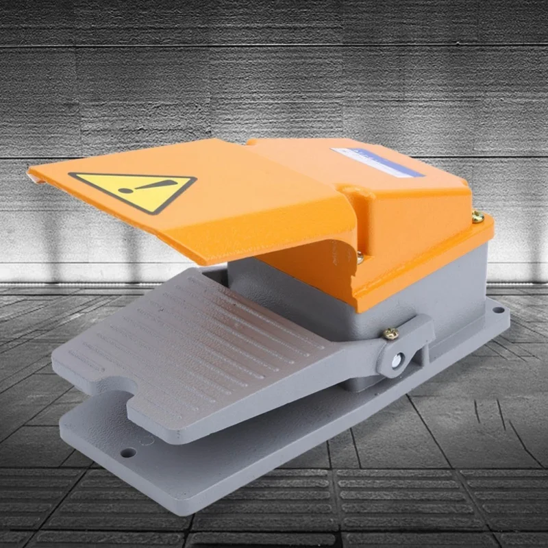 

Foot Control Pedal Switch LT4 Aluminum Shell Jog Pedal Power Controller For Machine Tool Equipment