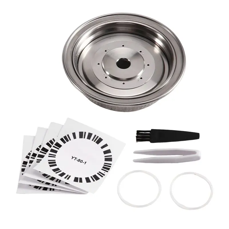 ABLN-Reusable Coffee Capsule Adapter For Nespresso Vertuo / Vertuoline Next - Converts To Vertuo Pods Compatible Parts