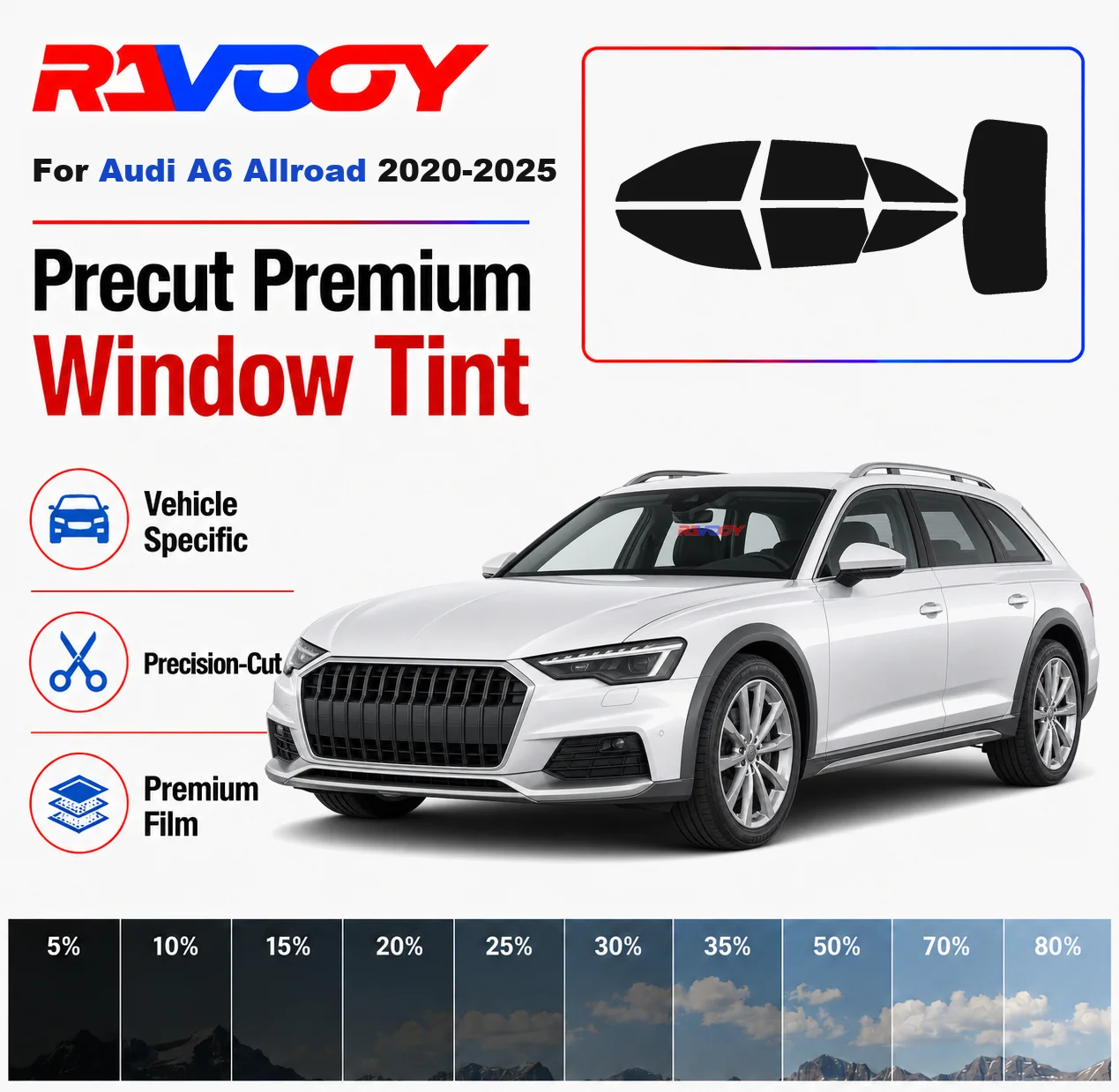 premium-precut-window-tint-kit-front-rear-windows-rear-windshield-for-audi-a6-allroad-2020-2025-complete-set-nano-ceramic-film