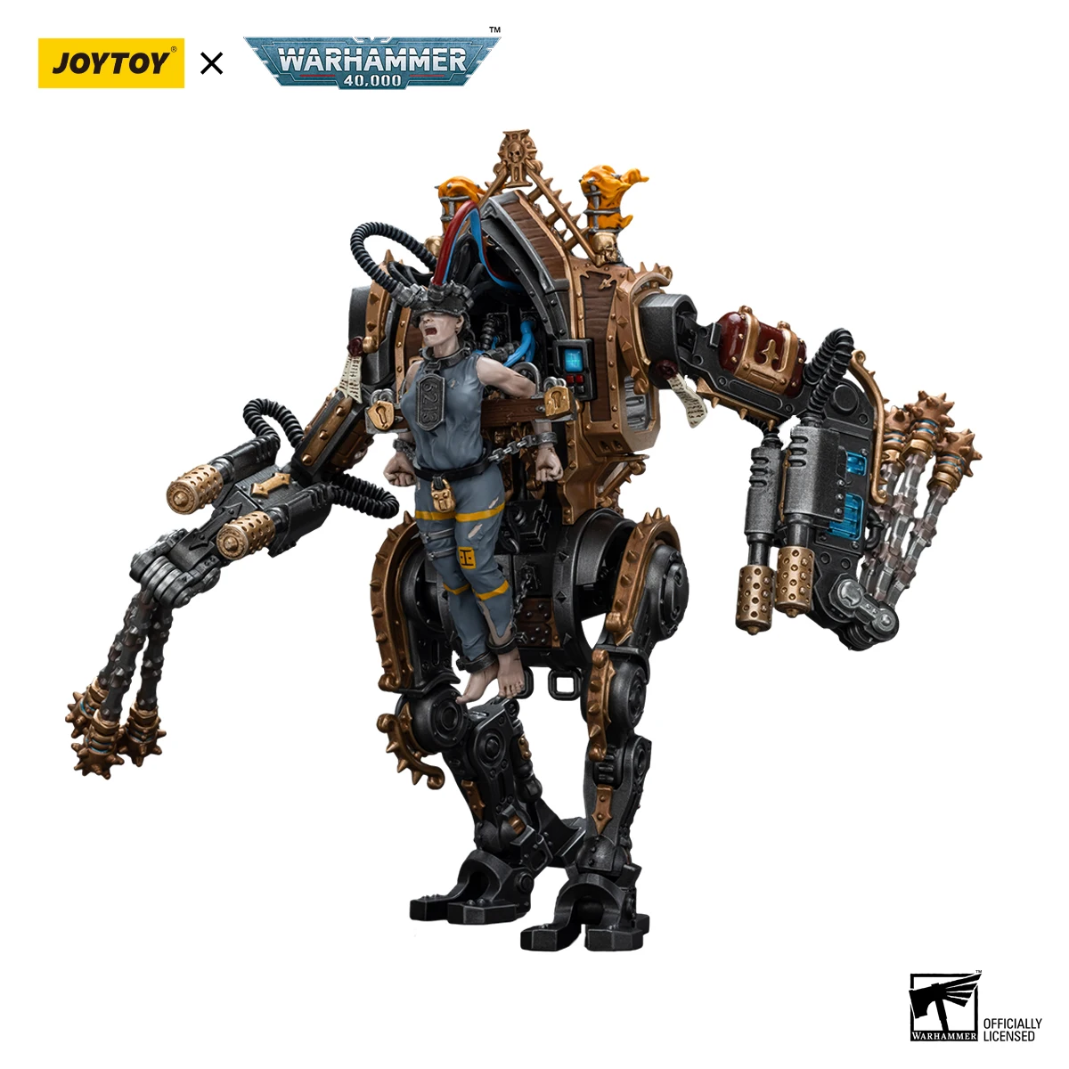 TOYVERSE JOYTOY Warhammer 40k 1/18 Actionfigur Adepta Sororitas Penitent Engine mit Penitent Flails Anime Militärmodell