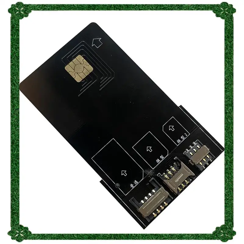 Convertitore scheda SIM scheda riser con consegna in 24 ore su IC smartcard per scheda Micro SIM standard e scheda Nano Sim