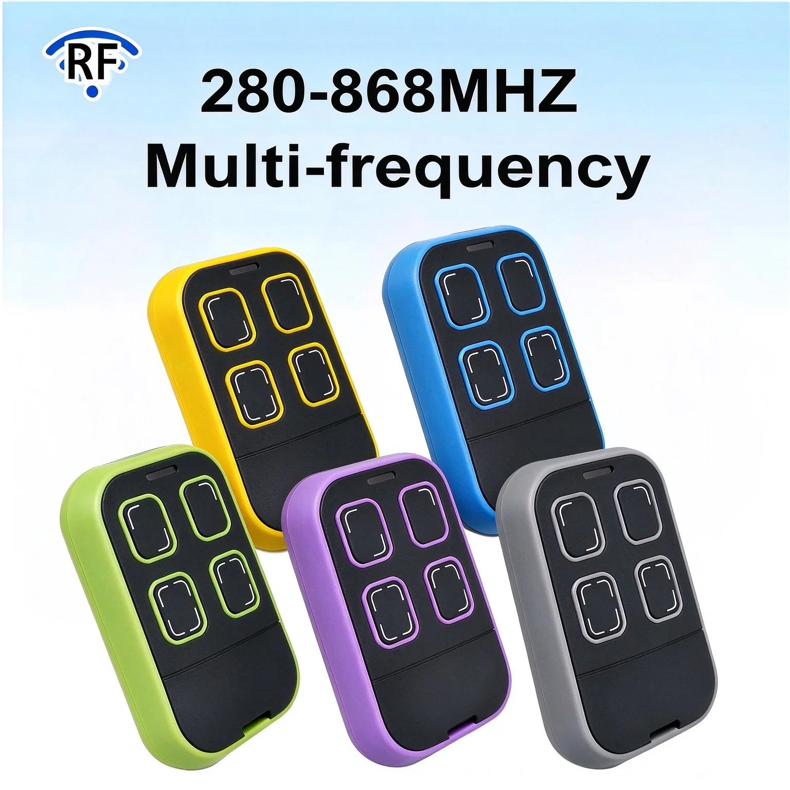 433mMHz,868MHz,433.92MHz,868.35MHz,315MHz Universal Rolling Code RF Remote Duplicator 280-868MHz,Wireless Garage Door Gate Opene