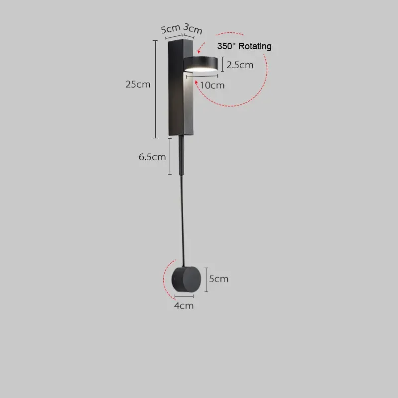 Nordycki minimalistyczny Led nowoczesny kąt kinkiety kinkiet ścienny sypialnia salon oprawy oświetleniowe lampka nocna lustro łazienkowe światła