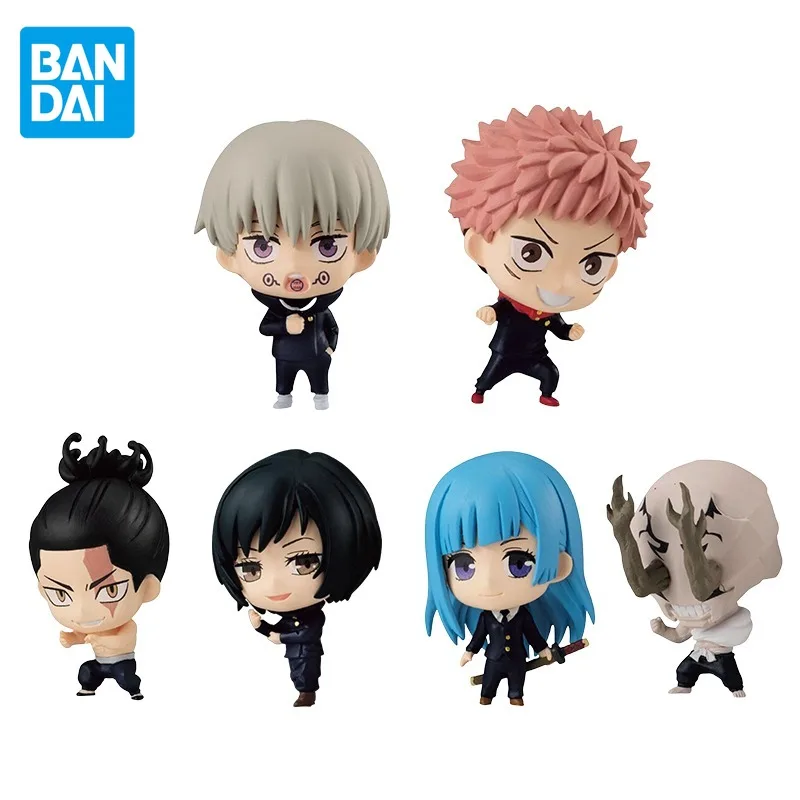 Bandai Gashapon Original Jujutsu Kaisen Anime Figure Itadori Yuji 3 Desktop Ornaments Kids Toys Christmas Gift Collectible Model