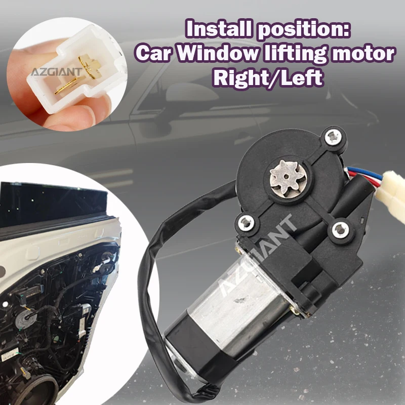 

AZGIANT For Toyota Avanza MAZDA Ford Car Universal Power Window Lift 12V/24V Motor 3 holes 7 gear 2 PIN module direct replace