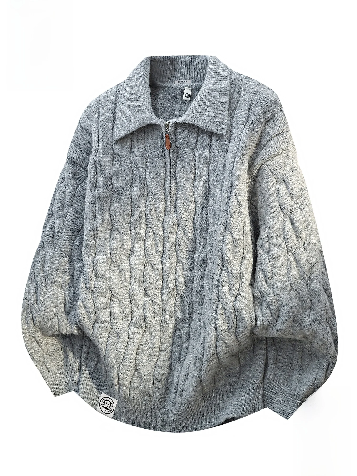 

Мужской вязаный кардиган Paul Frank с V-образным вырезом, повседневный, свободный, зимний, модный, из мягкой смесовой ткани, теплый, с длинными рукавами